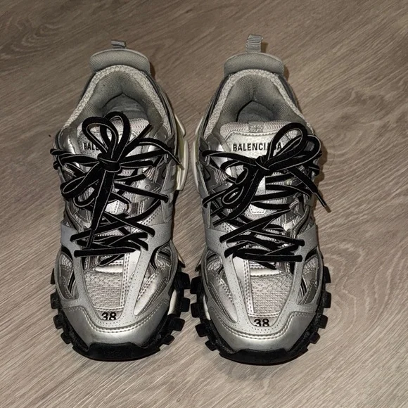 Balenciaga | Shoes | Balenciaga Womens Metallic Silver  display picture 1